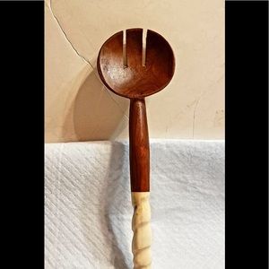 Kenyan handcarved fork